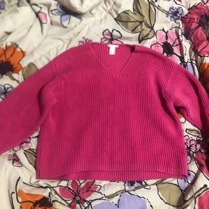 Pink sweater